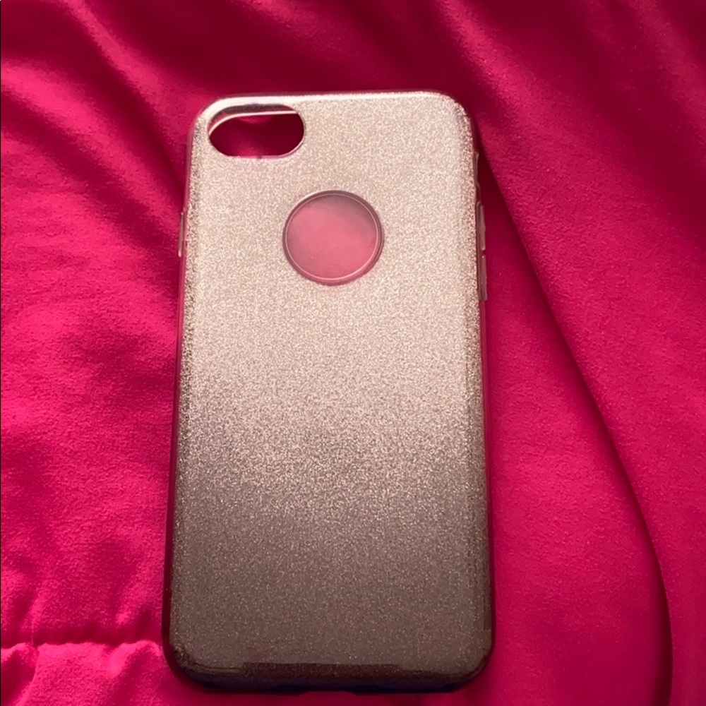 Sparkly phone case.